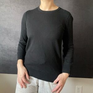 Rag & Bone Black Pullover Sweater